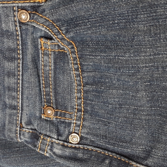 Vintage Jeans 1691 Slim Straight Boy's W 26 L 28 1/2 Blue Jeans - Picture 15 of 16